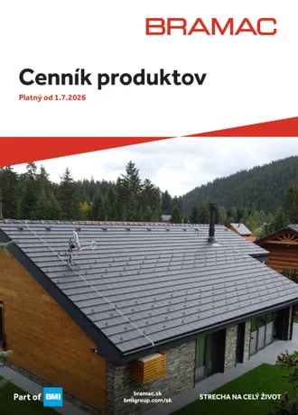 Cenník a iné prospekty